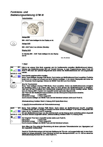 GTM III AC - PRODUIT RETIRÉ DE LA VENTE -